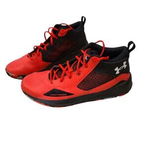 Under Armour Lockdown 5 Mens Basketball Shoes in Red sz 13 M